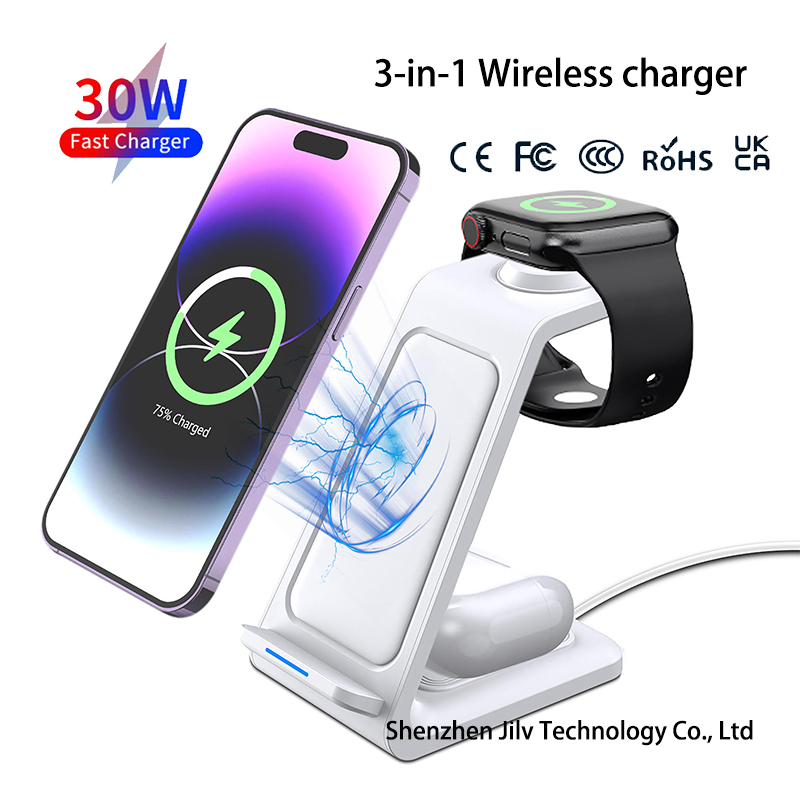แท่นชาร์จไร้สาย 3 in 1 15W สำห - Smartwatch Watches For Iphone บทวิจารณ์และราคา
